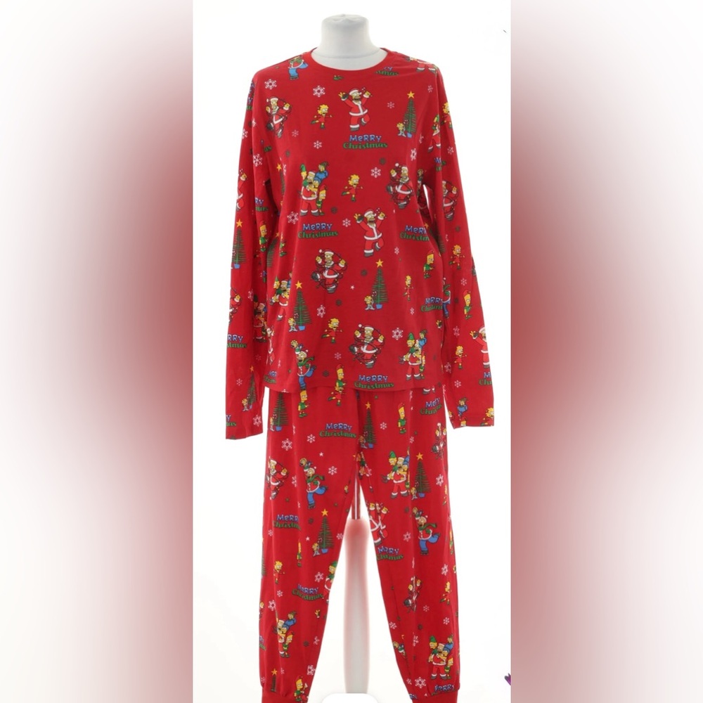 The Simpsons Adult Christmas Pjs 2pc from Primark Large